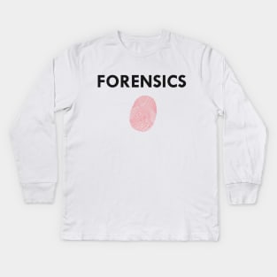 Forensics Kids Long Sleeve T-Shirt